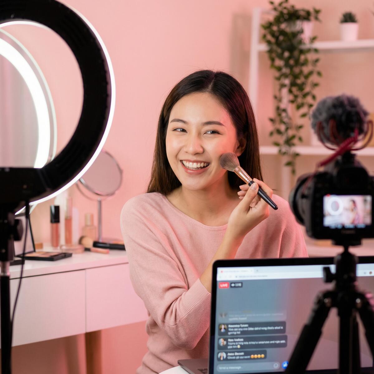 探花美妆视频教程